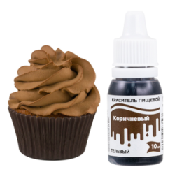 Изображение Краситель пищевой гелевый Коричневый Caramella 10 мл